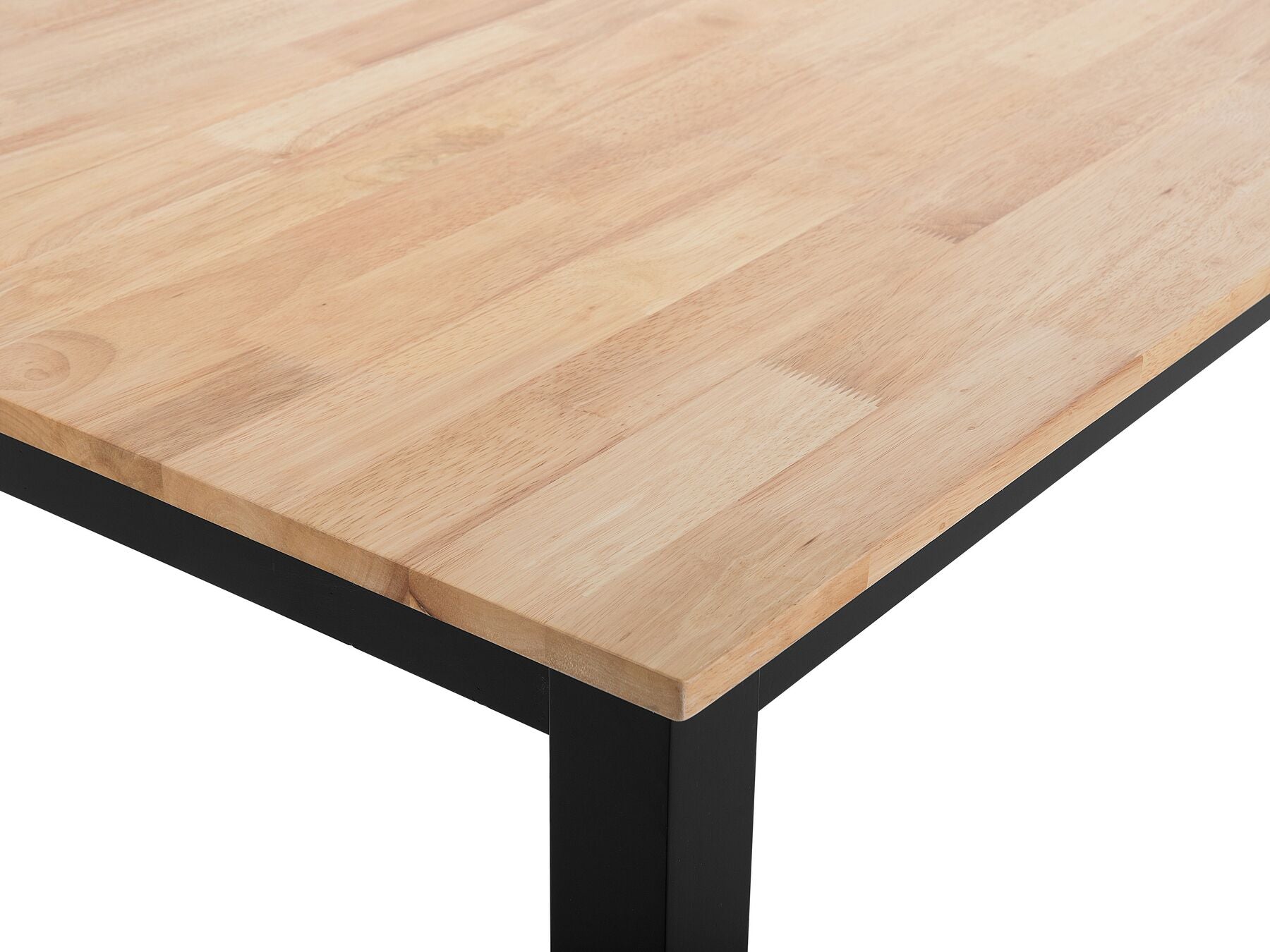Dining Table GEORGIA Black 150 cm 90 cm Wood