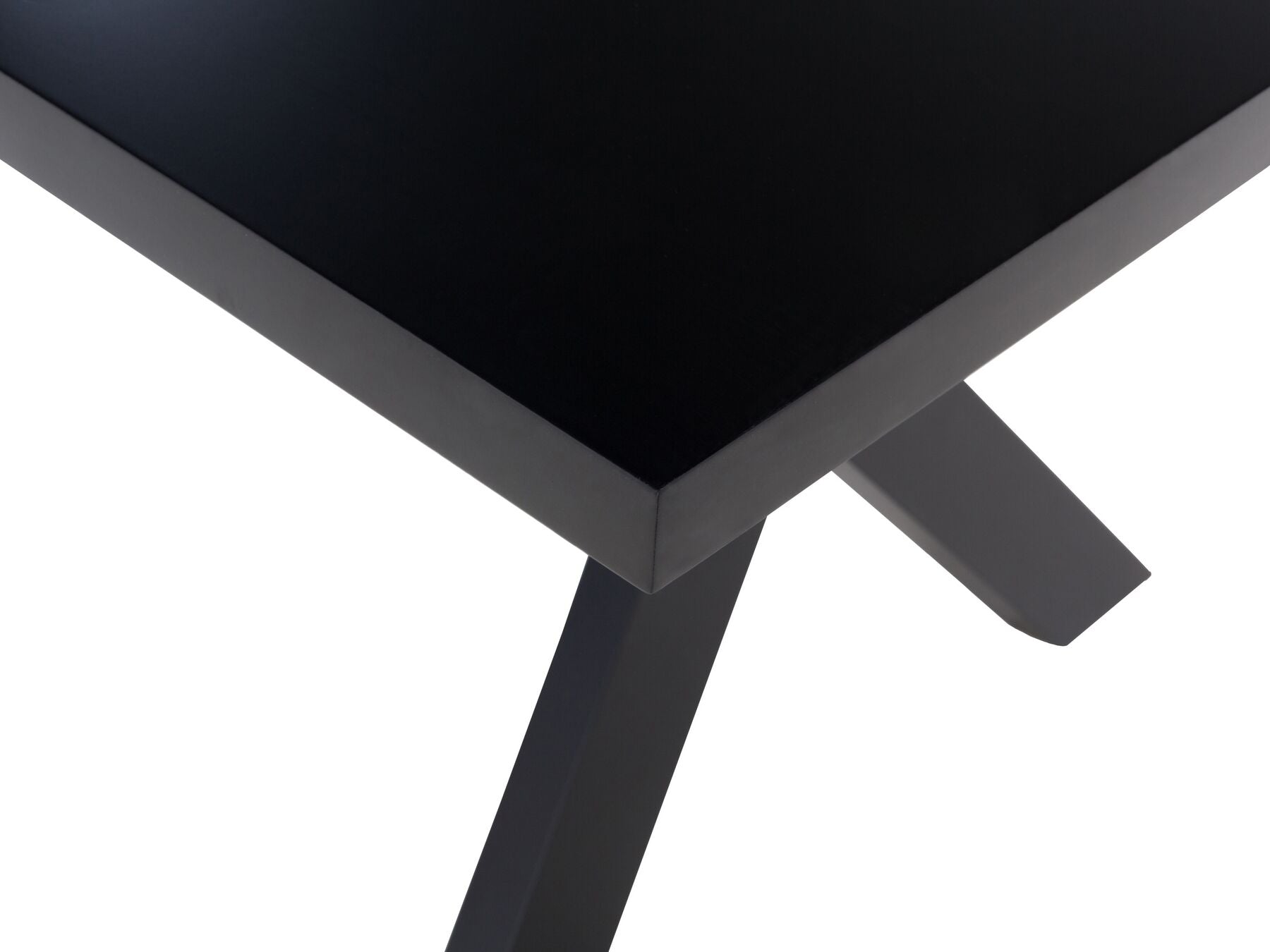 Dining Table LISALA Black 180 cm 100 cm