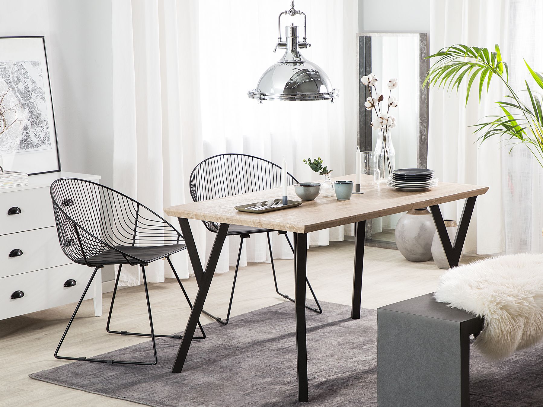 Dining Table BRAVO Light Brown 140 cm 80 cm