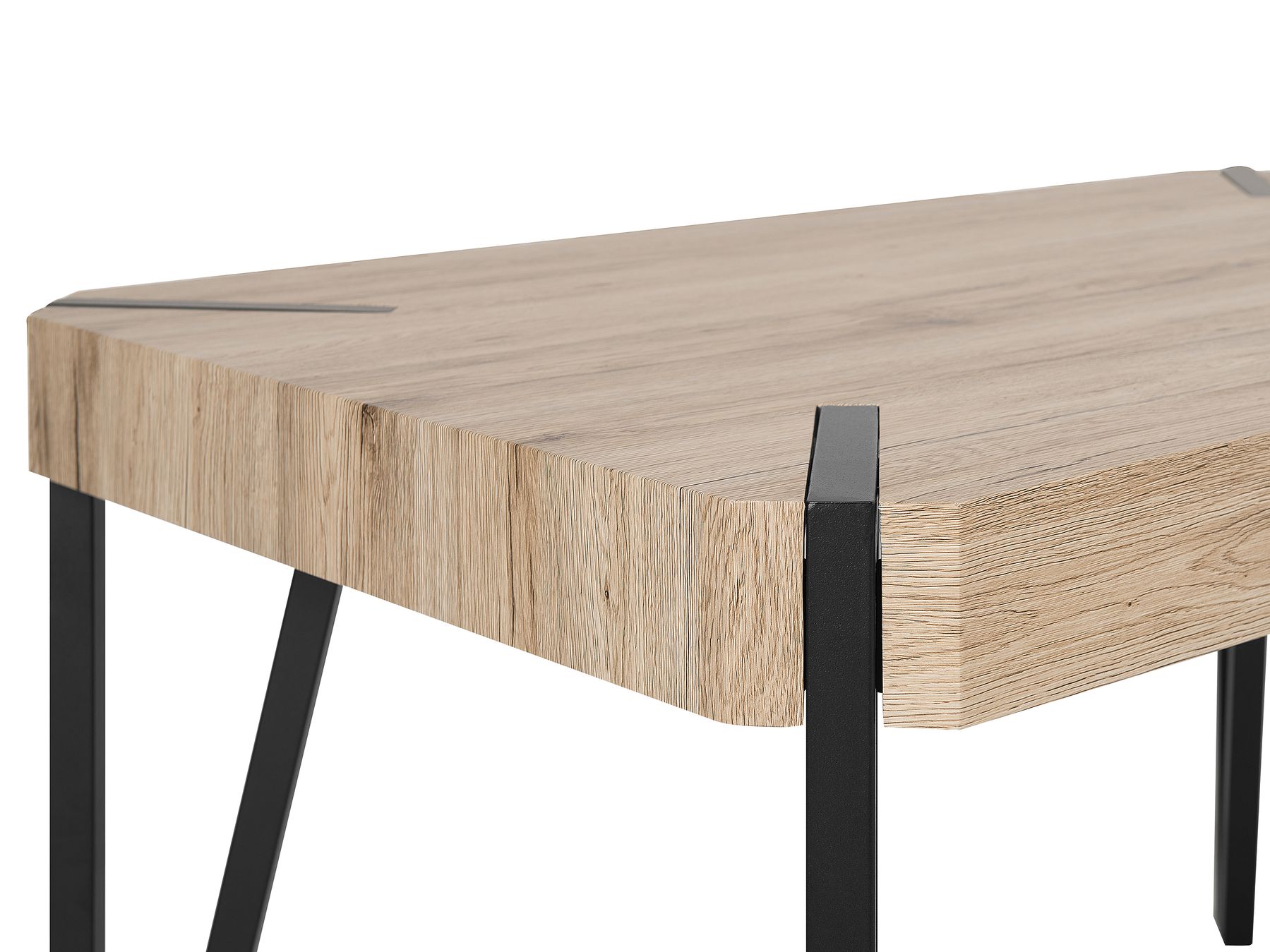 Dining Table CAMBELL Light Brown 130 cm 80 cm