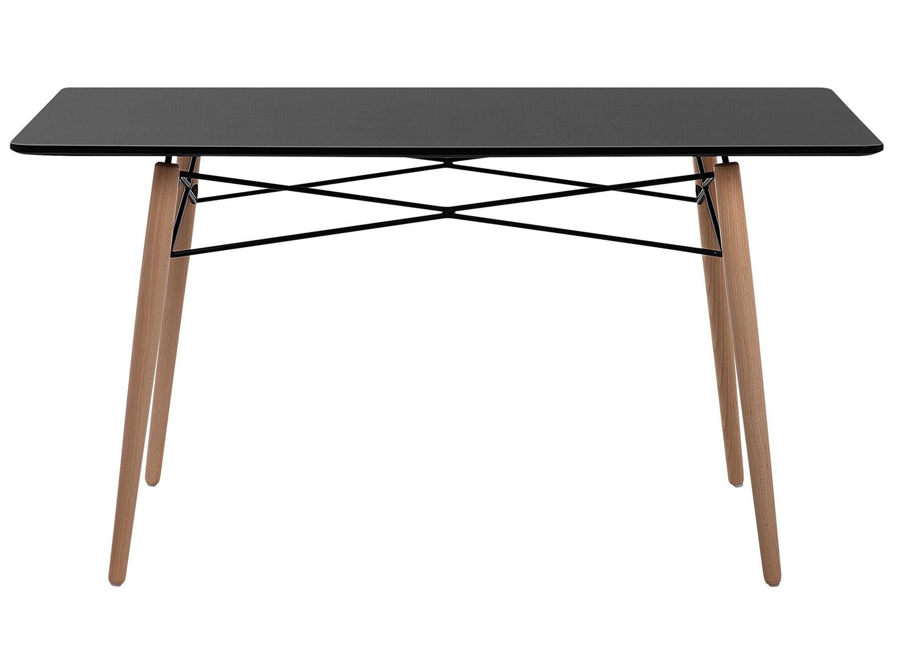 Dining Table BIONDI Black 140 cm 80 cm