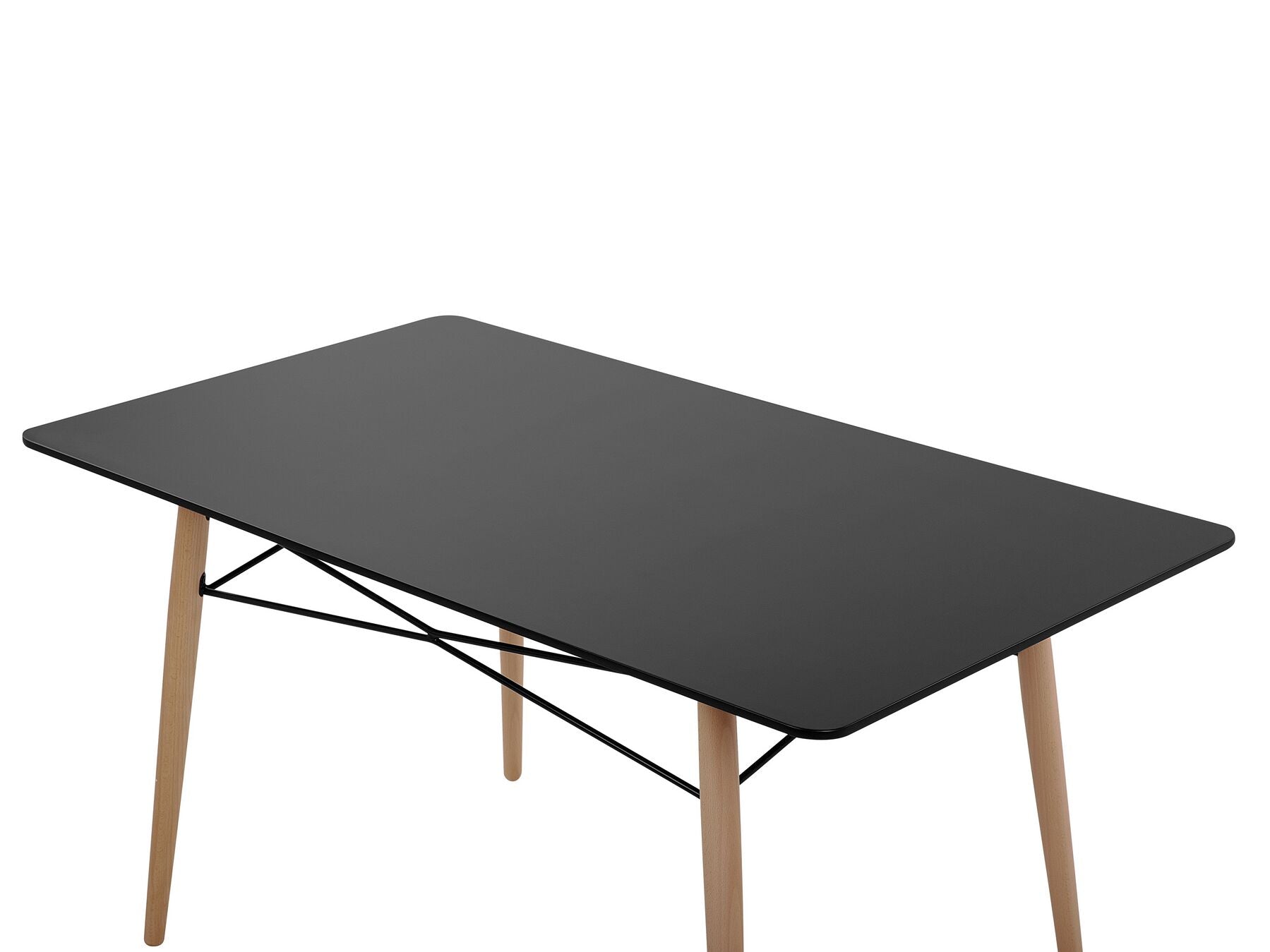 Dining Table BIONDI Black 140 cm 80 cm