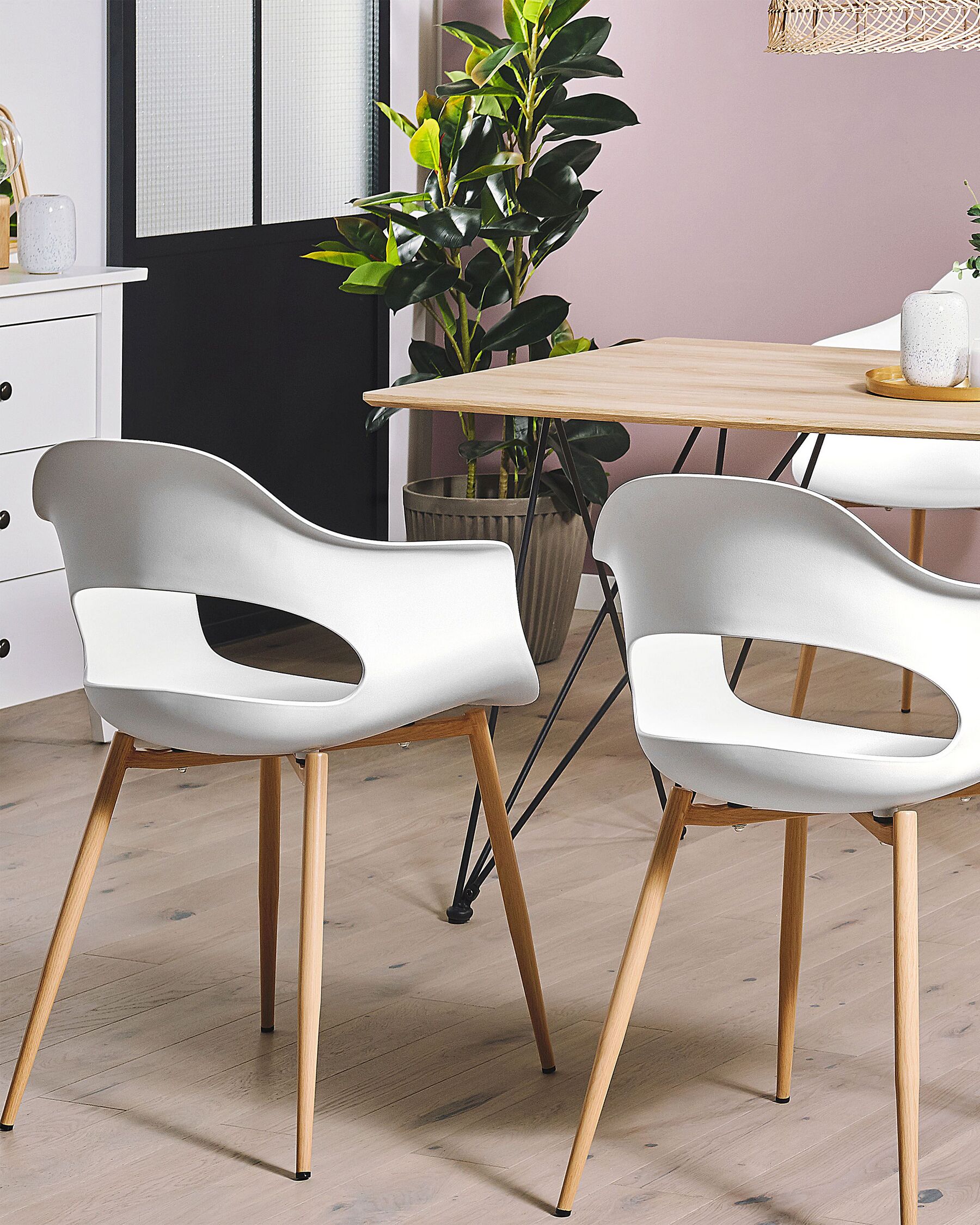 Dining Table KENTON Light Brown 140 cm 80 cm
