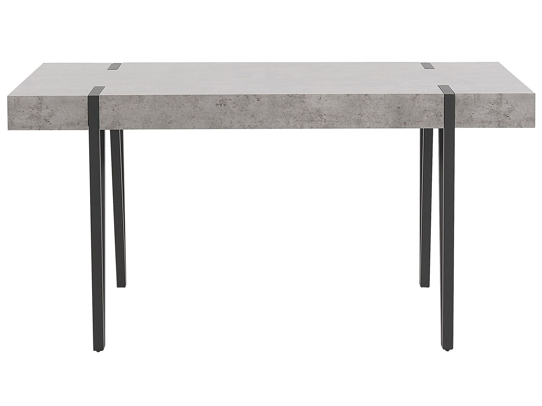 Dining Table ADENA Grey Concrete Effect 150 cm 90 cm