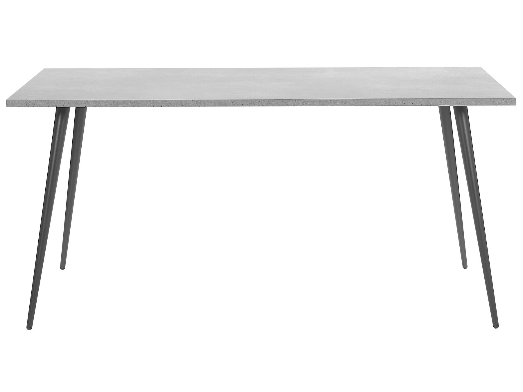 Dining Table SANTIAGO Grey Concrete Effect 160 cm 80 cm