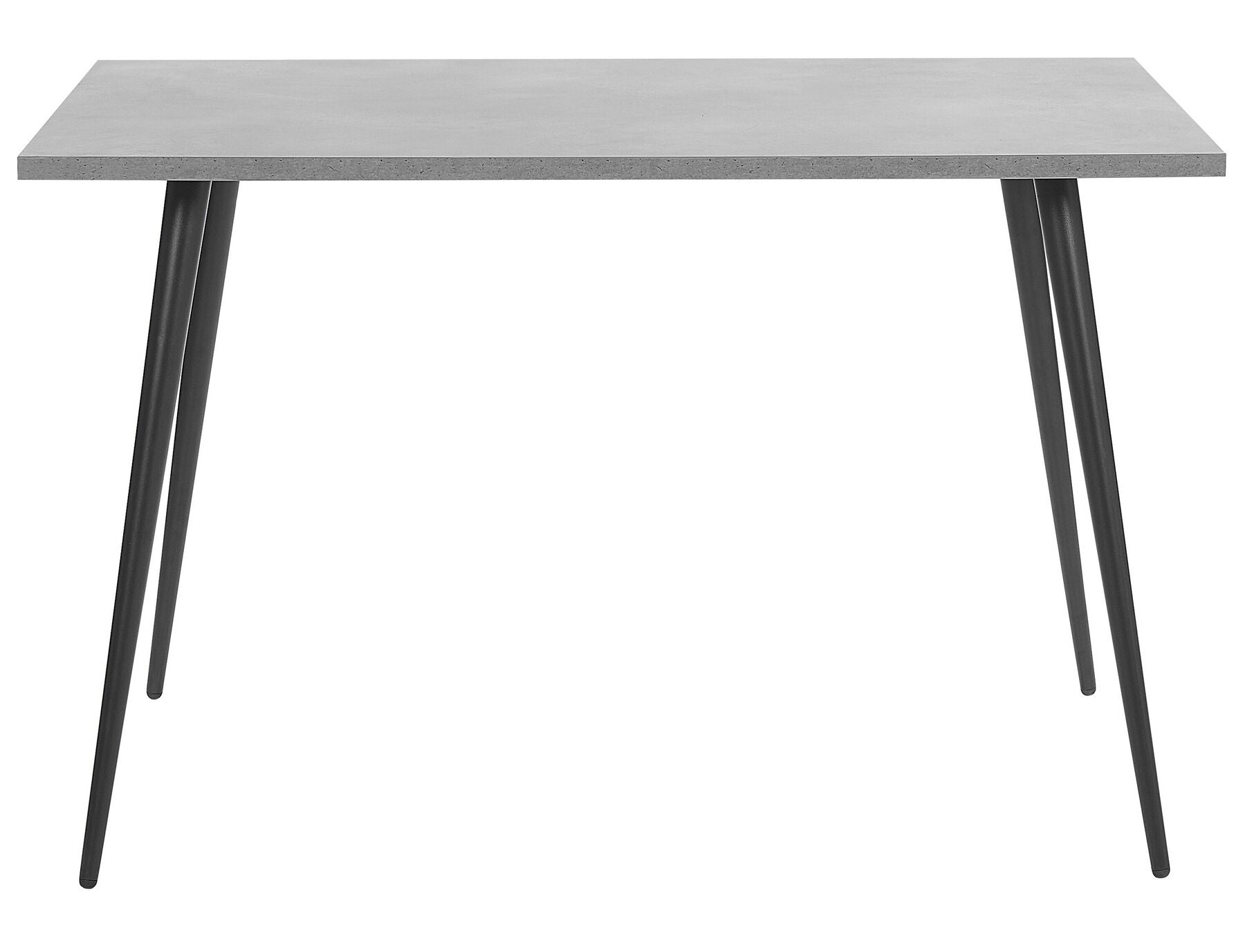 Dining Table SANTIAGO Grey Concrete Effect 120 cm 80 cm