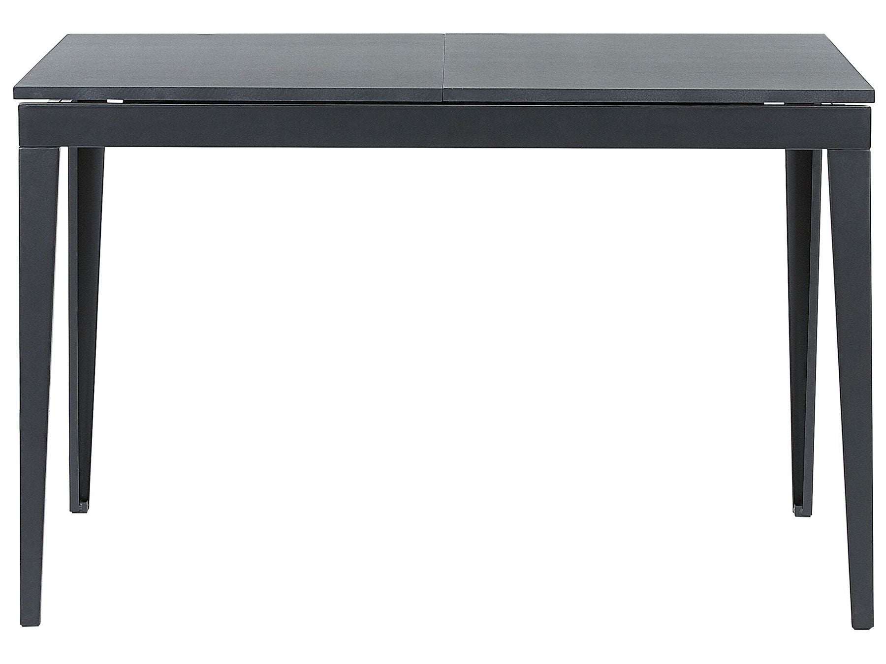Extending Dining Table NORLEY Black 120/160 cm 80 cm