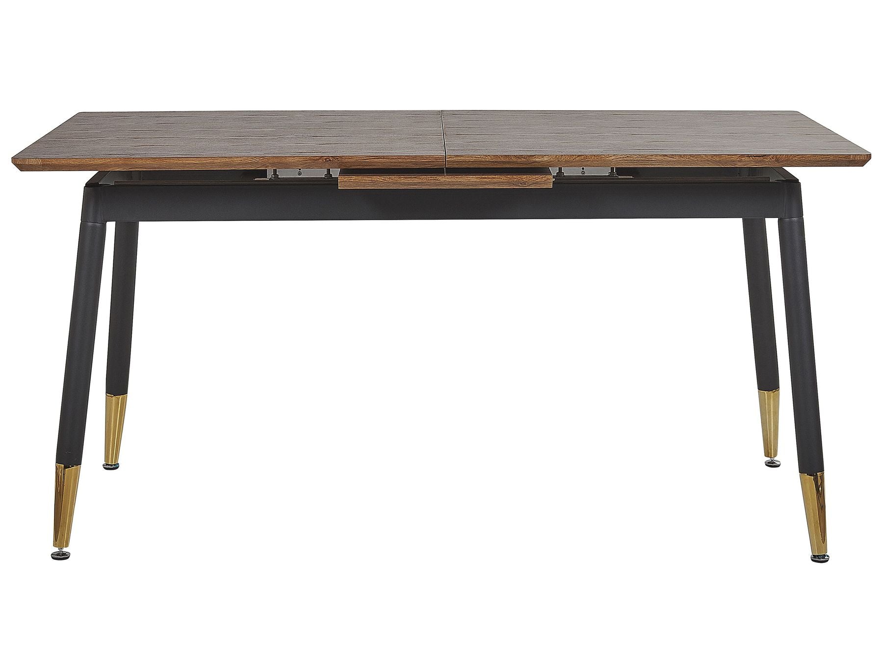 Extending Dining Table CALIFORNIA Dark Brown 160/200 cm 90 cm