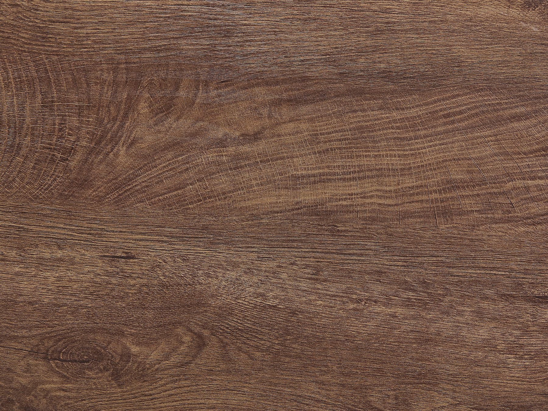 Extending Dining Table CALIFORNIA Dark Brown 160/200 cm 90 cm