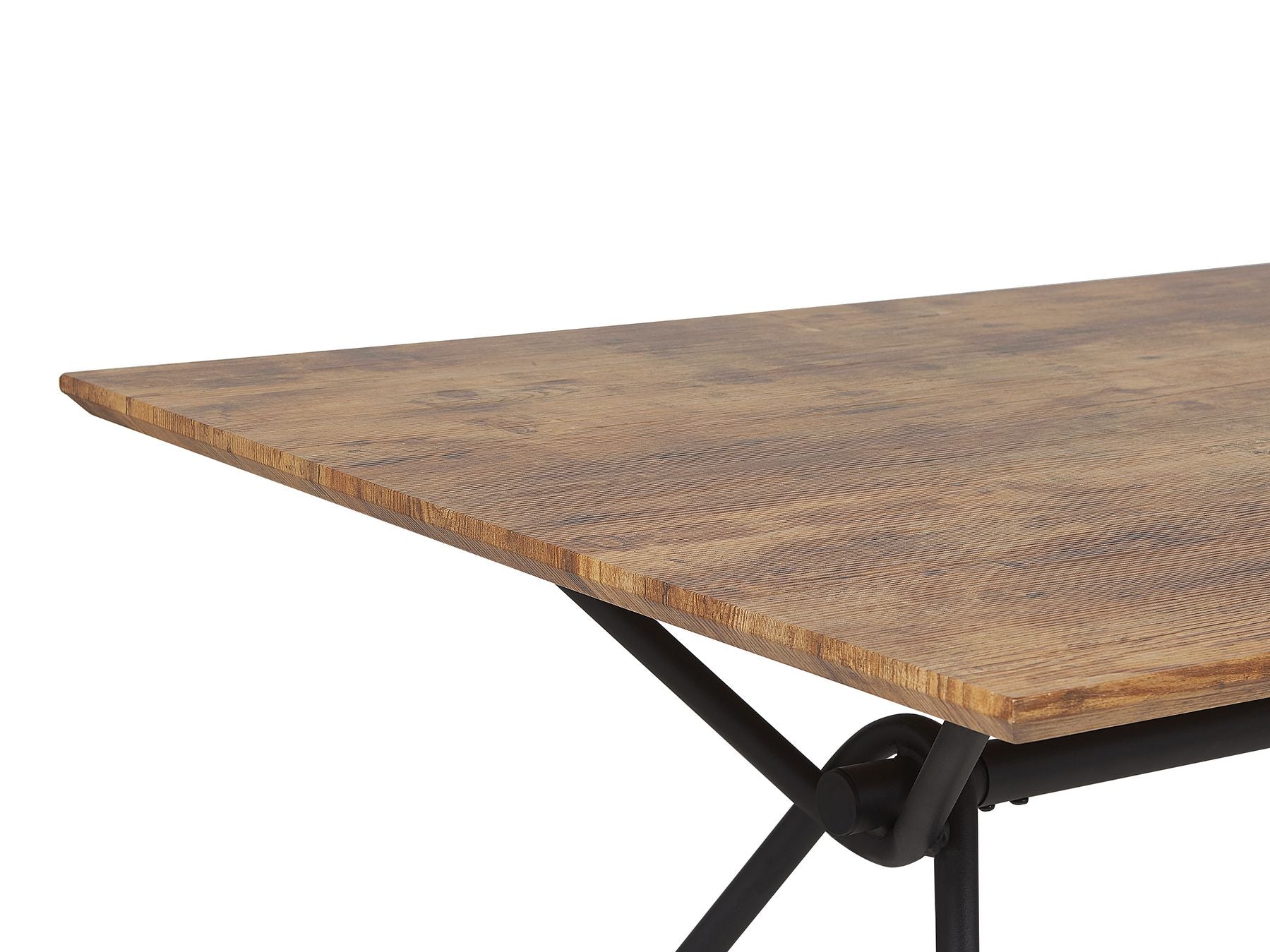 Dining Table AMSTERDAM Dark Brown 160 cm 90 cm