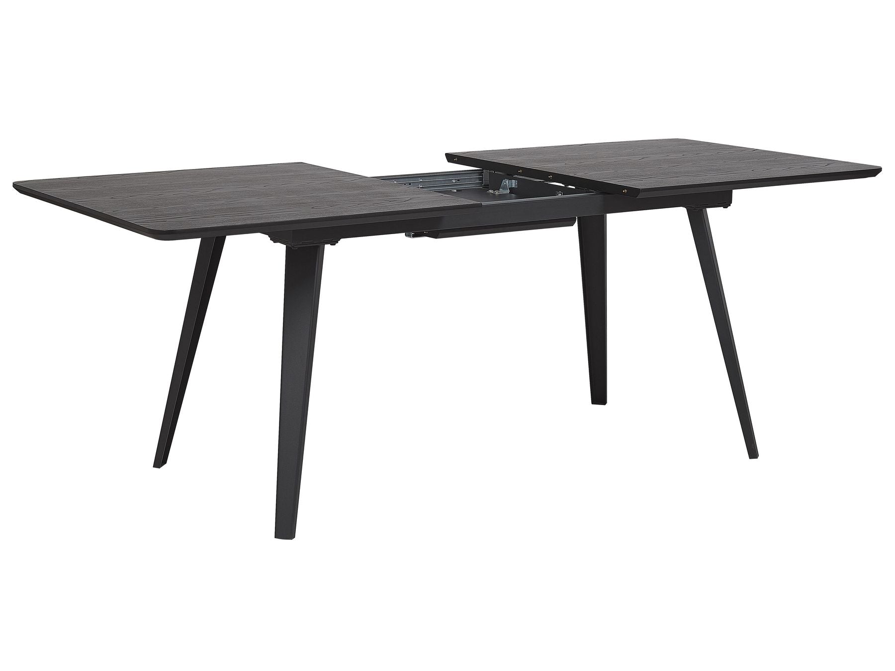 Extending Dining Table IRVINGTON Black 160/200 cm 90 cm