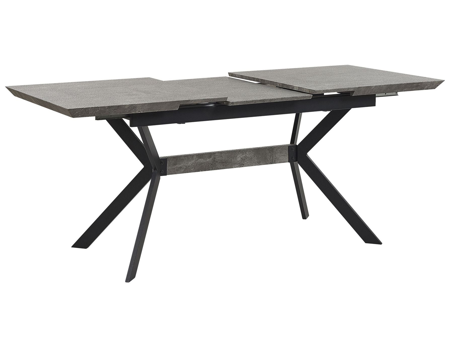 Extending Dining Table BENSON Light Grey 140/180 cm 80 cm