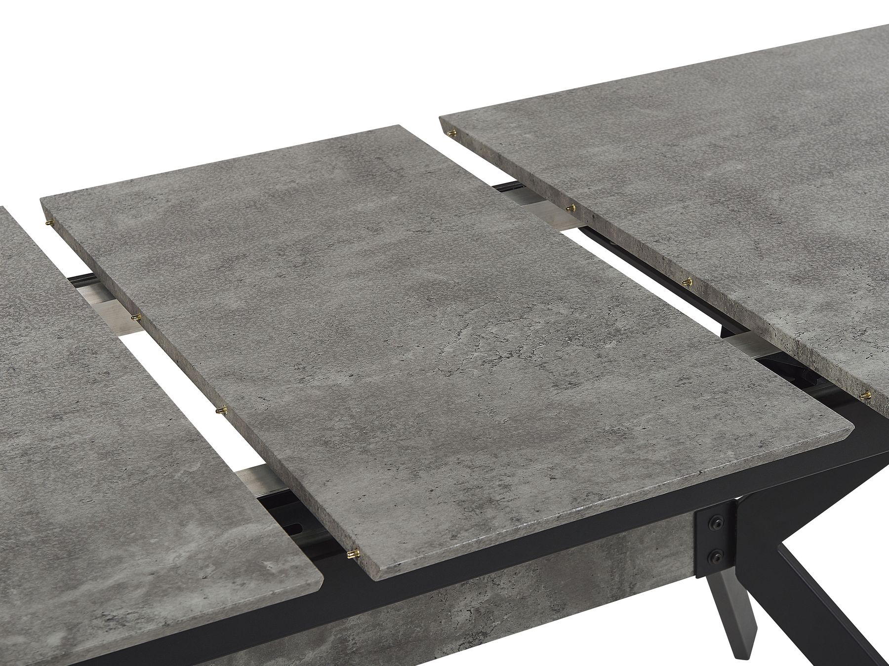 Extending Dining Table BENSON Light Grey 140/180 cm 80 cm