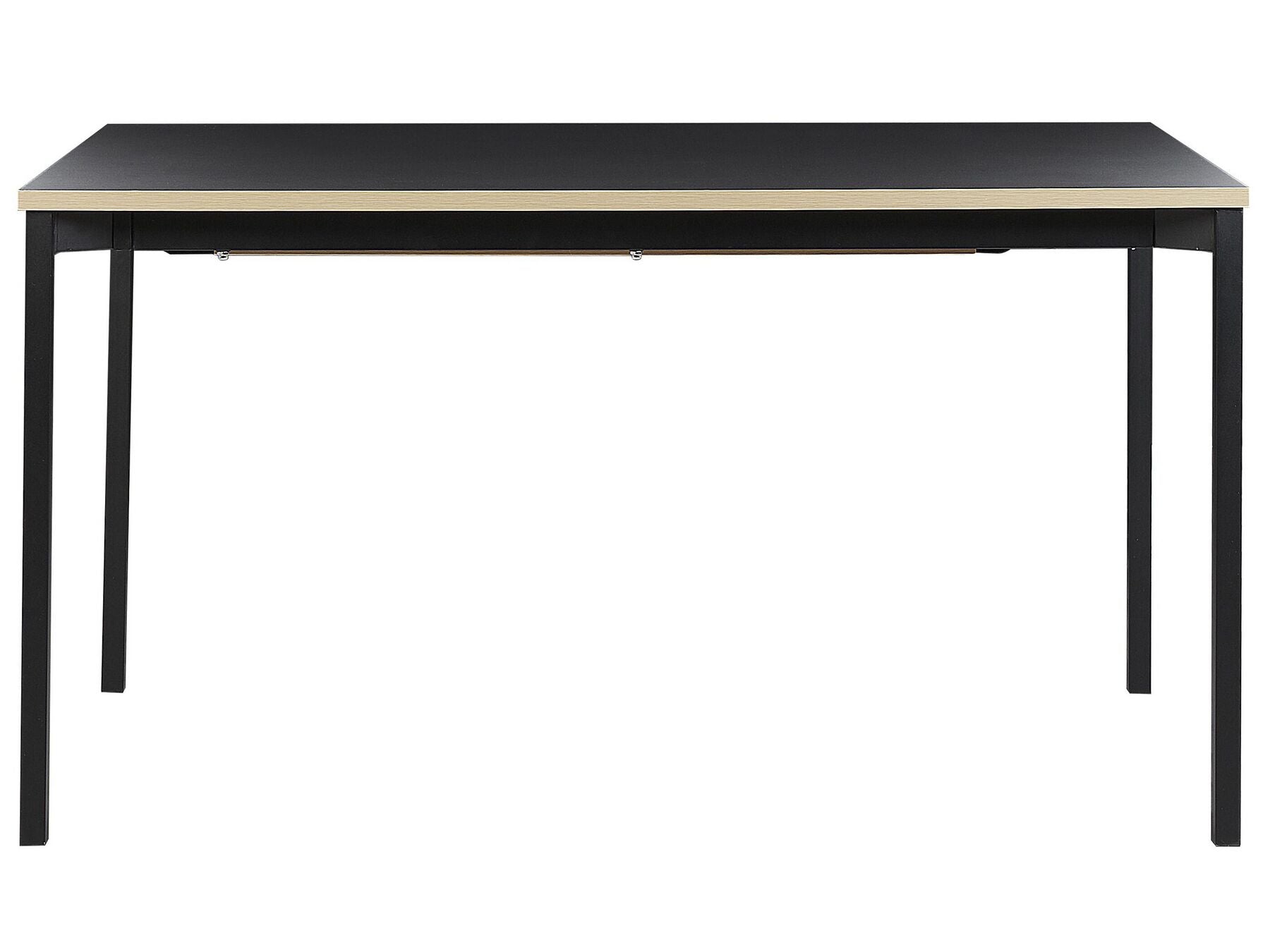Extending Dining Table AVIS Black 140/190 cm 90 cm