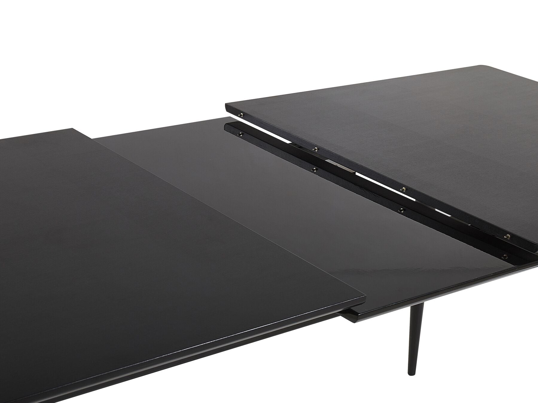 Extending Dining Table MALDON Black 160/200 cm 90 cm