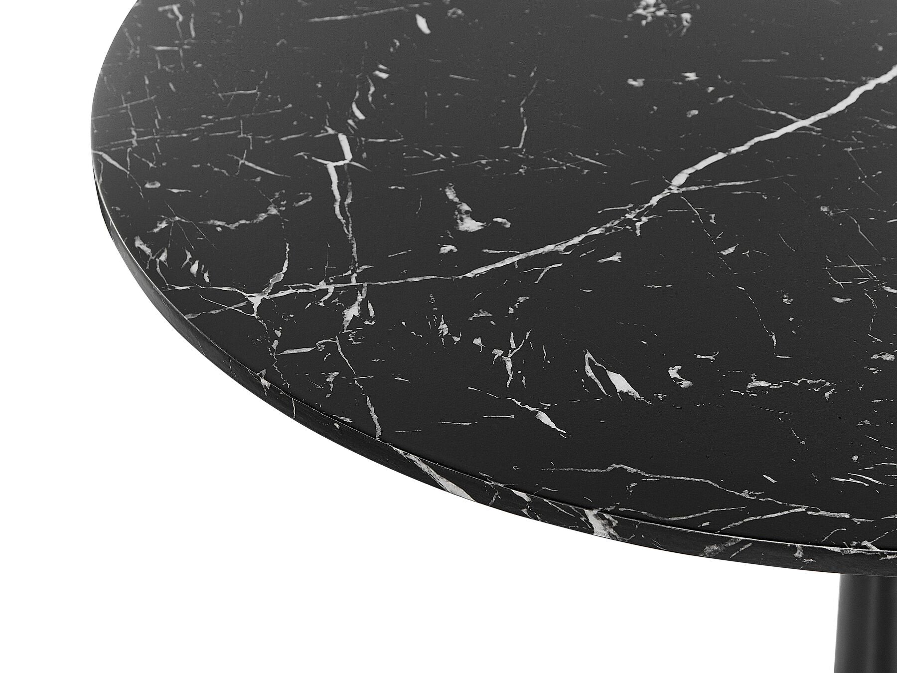 Dining Table BOCA Black Marble 90 cm 90 cm