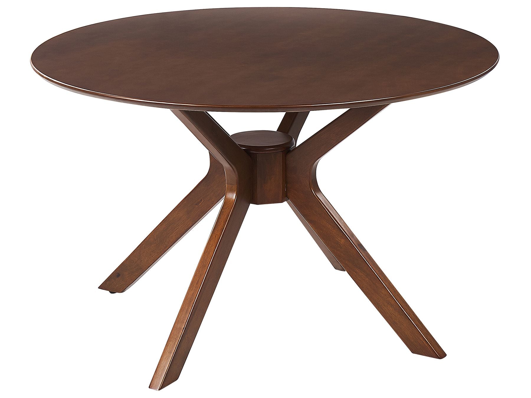 Dining Table TYMIS Dark Mahogany 120 cm 120 cm