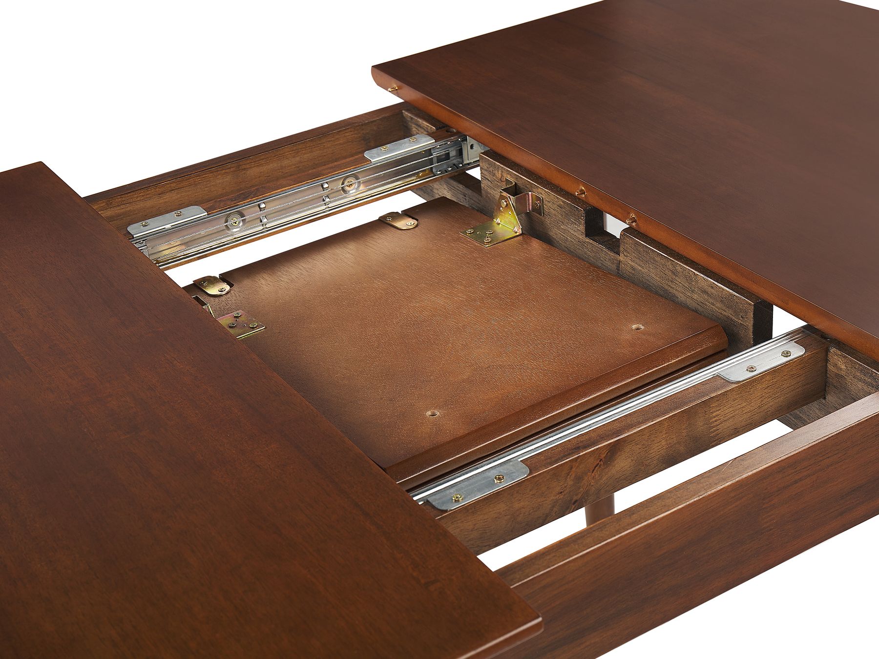 Extending Dining Table TOMS Dark Brown 100/130 cm 80 cm