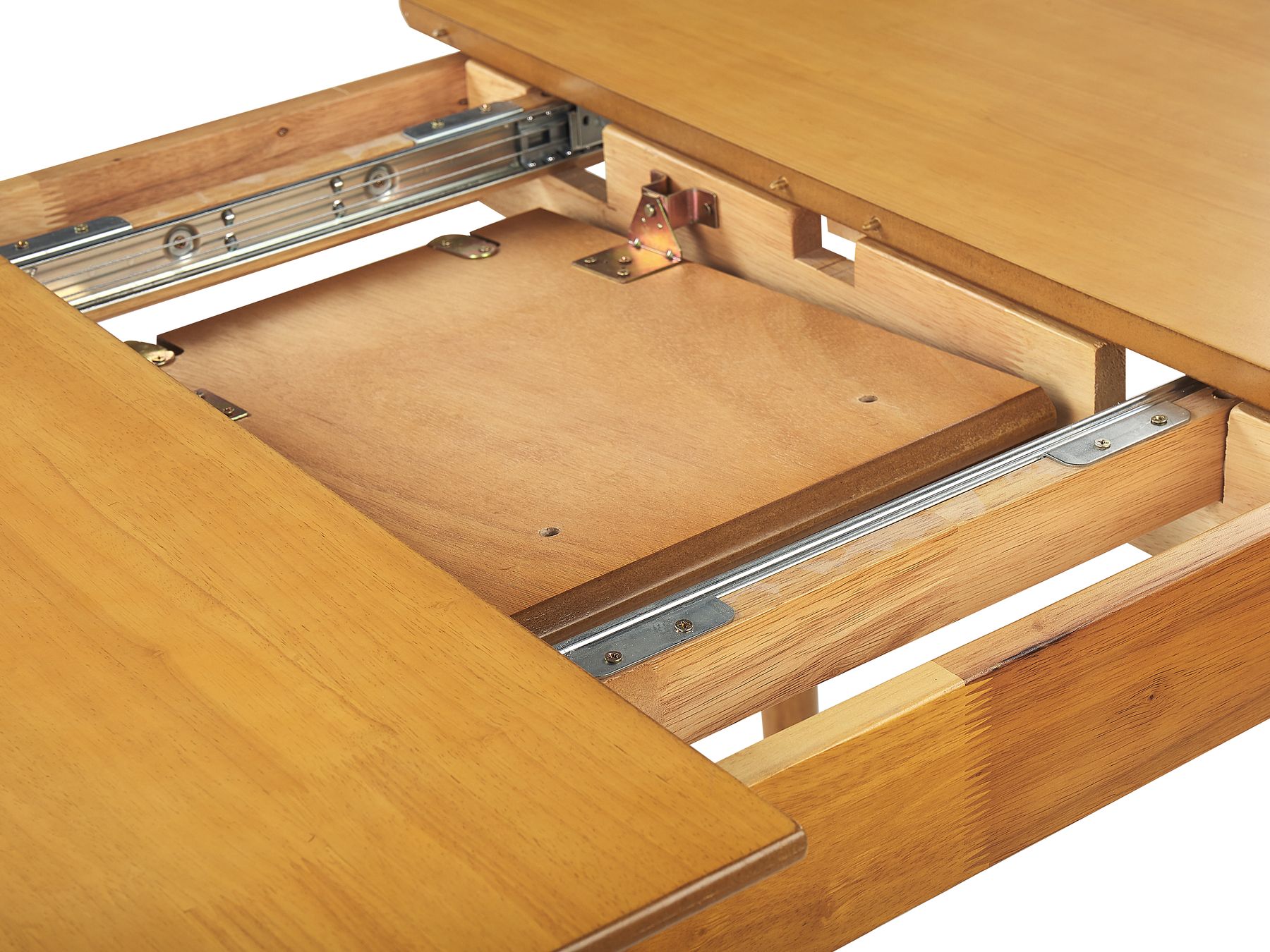 Extending Dining Table TOMS Brown 100/130 cm 80 cm