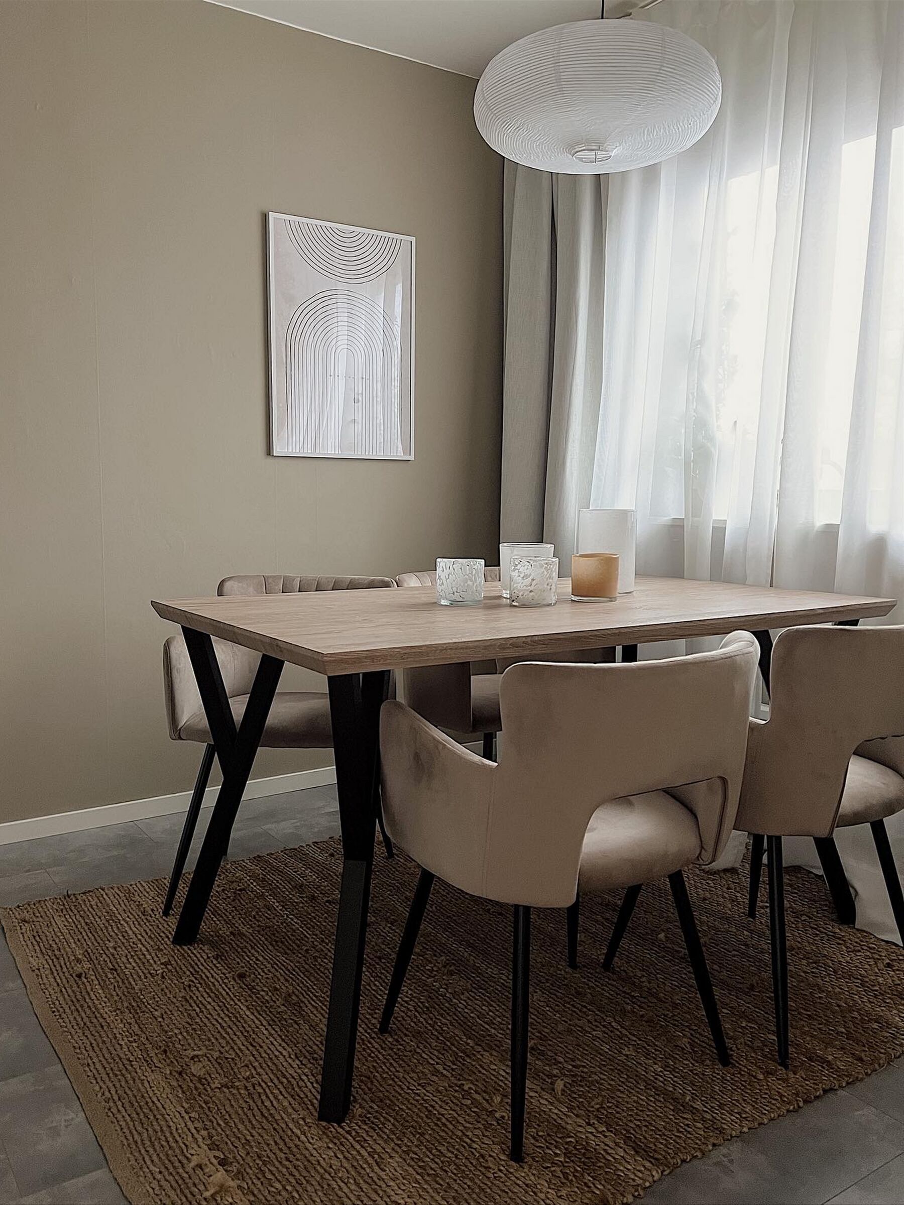 Dining Table BRAVO Light Brown 140 cm 80 cm