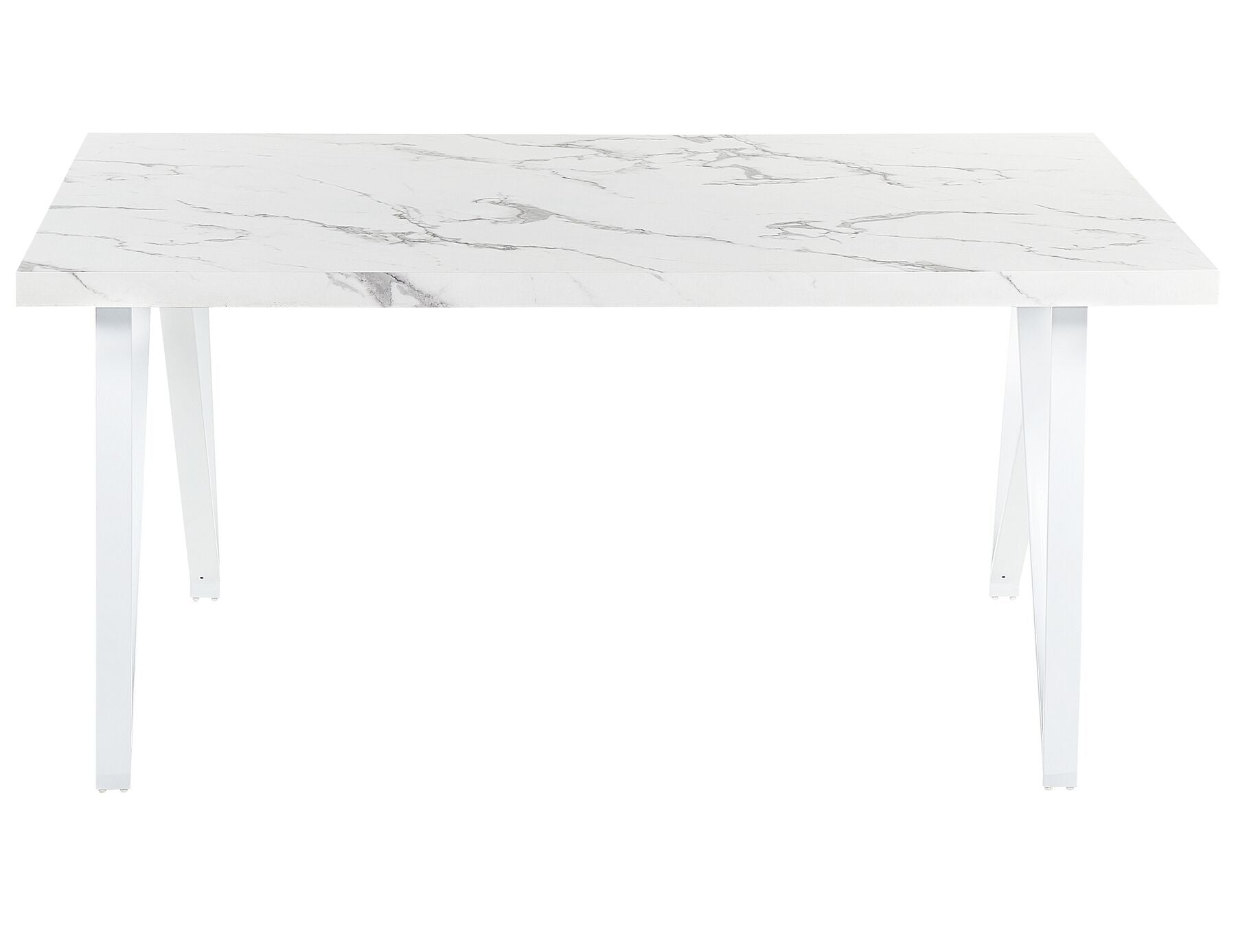 Dining Table GRIEGER White 160 cm 90 cm