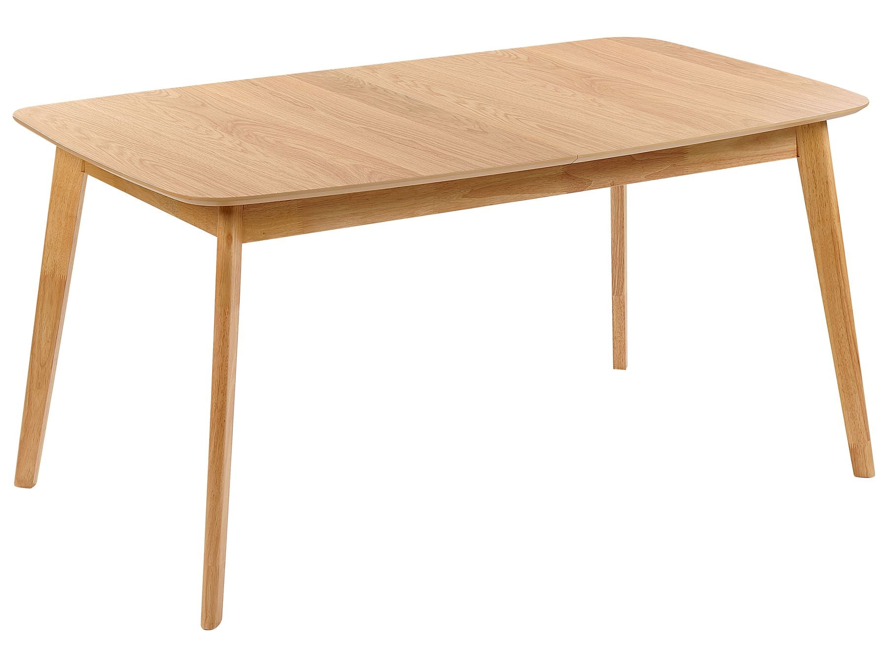 Extending Dining Table MADOX Light Oak 150/190 cm 90 cm