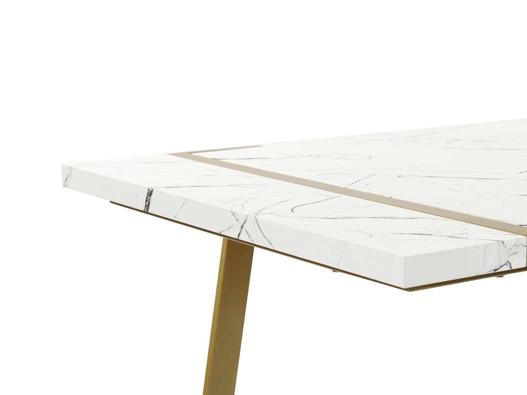 Dining Table MARTYNIKA White 200 cm 90 cm