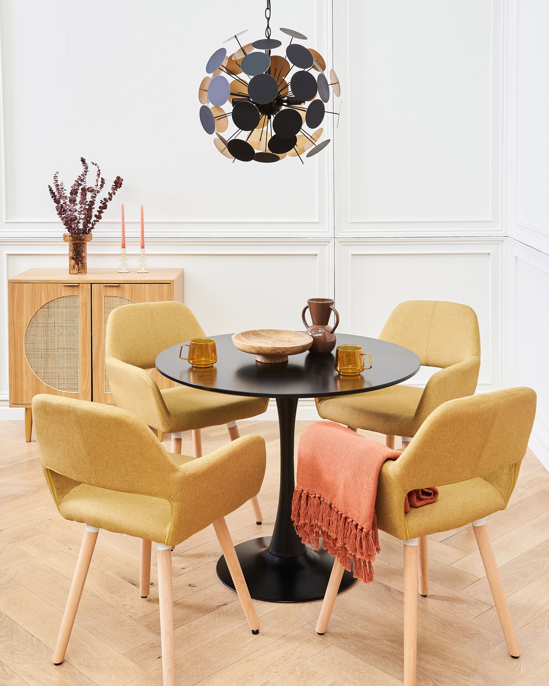 Dining Table BOCA Black 90 cm 90 cm