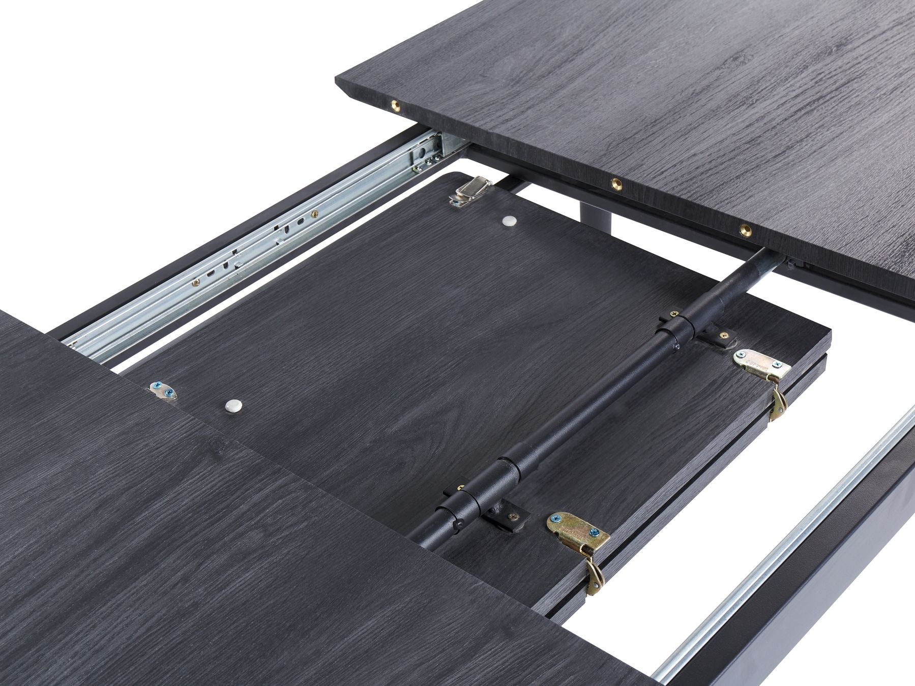 Extending Dining Table GELANDA Grey 120/160 cm 80 cm