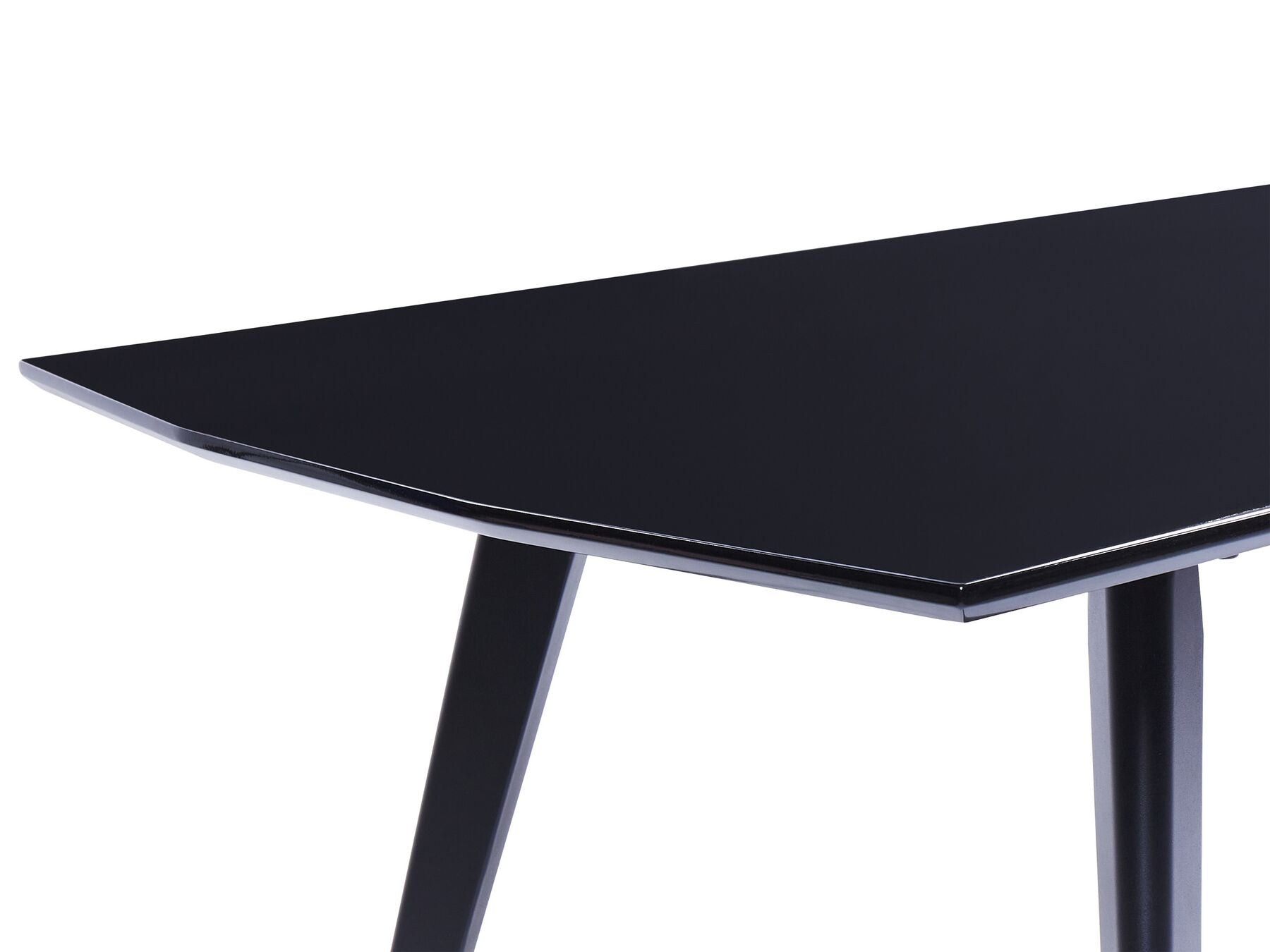 Dining Table MOSSLE Black 160 cm 90 cm