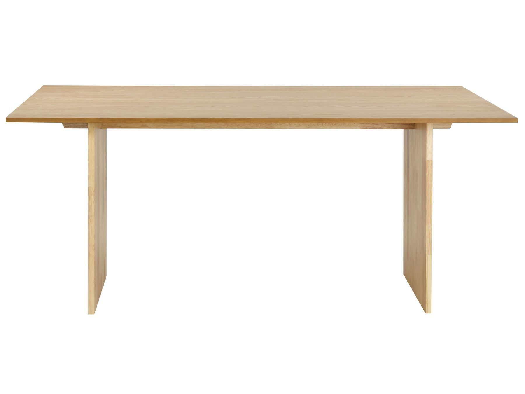 Dining Table MOORA Natural Ash Wood 180 cm 90 cm