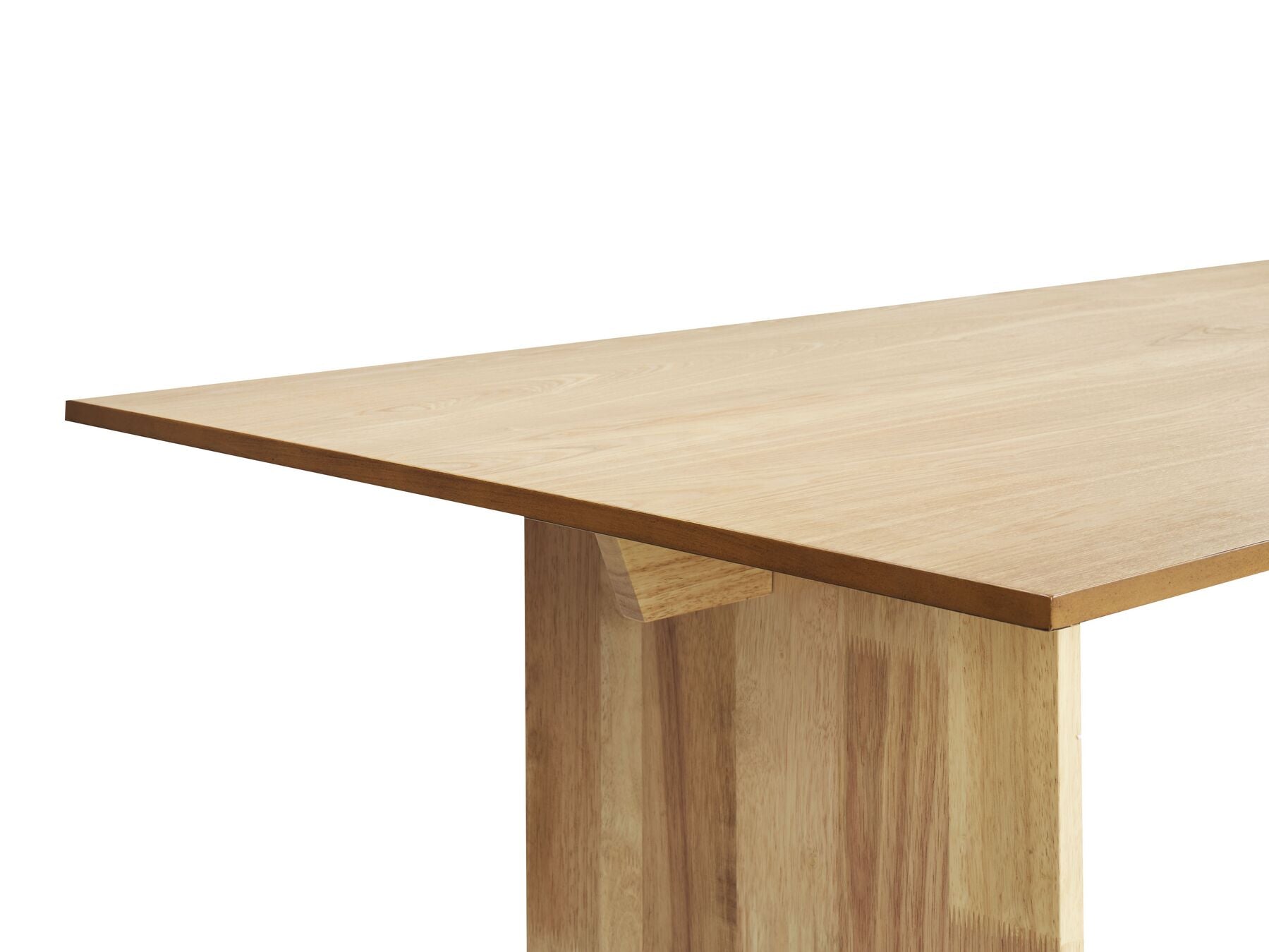 Dining Table MOORA Natural Ash Wood 180 cm 90 cm