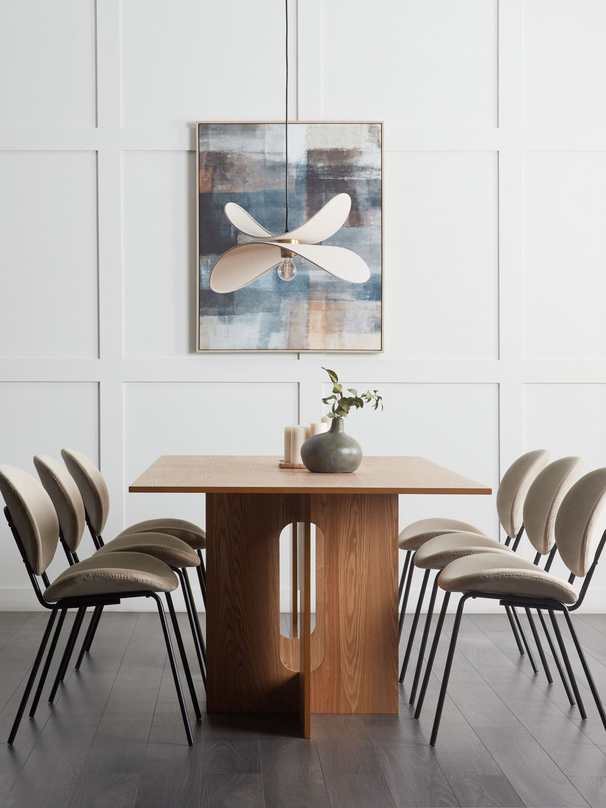 Dining Table CORAIL Light Ash Wood 200 cm 100 cm