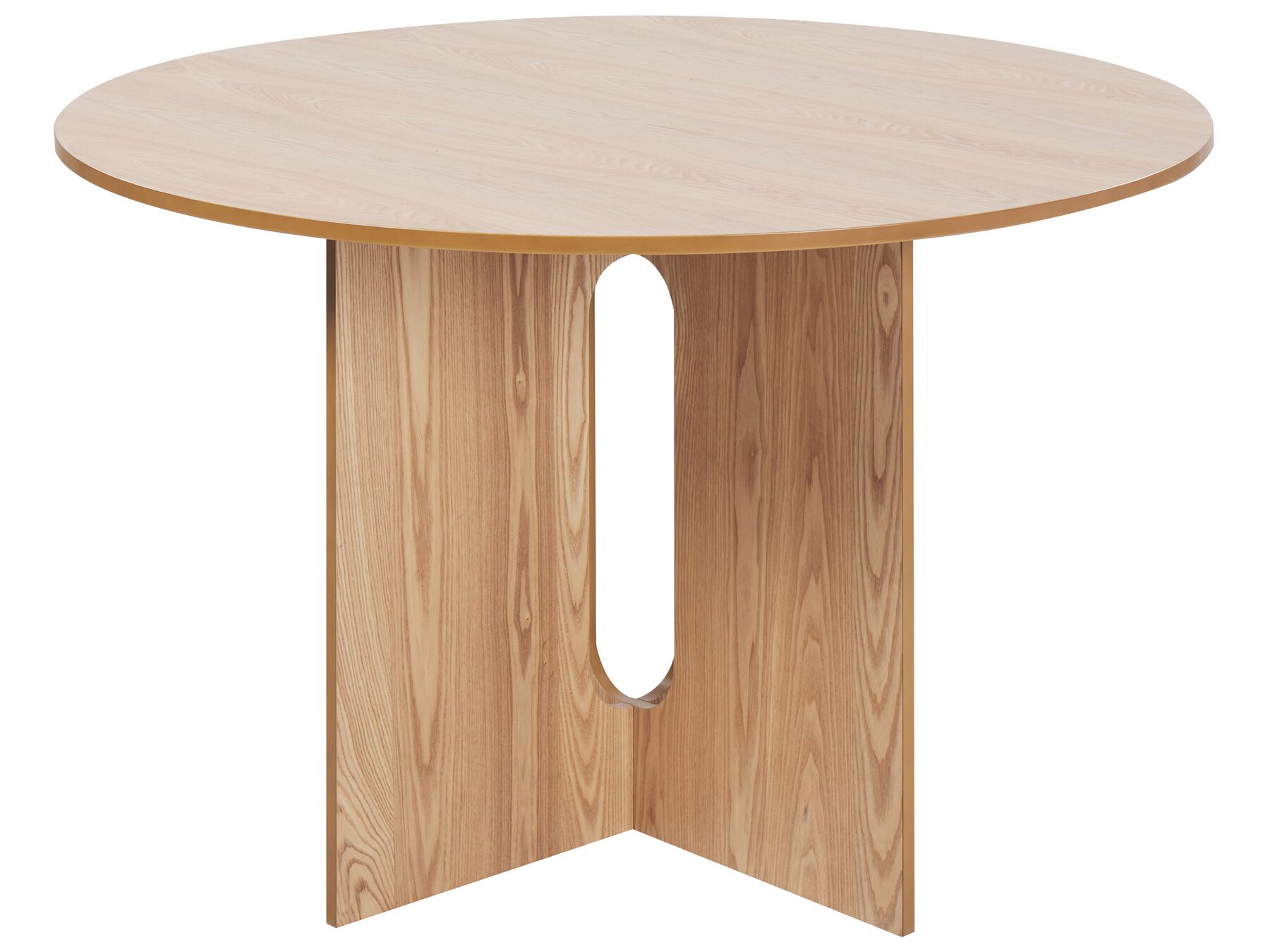 Dining Table CORAIL Light Ash Wood 120 cm 120 cm
