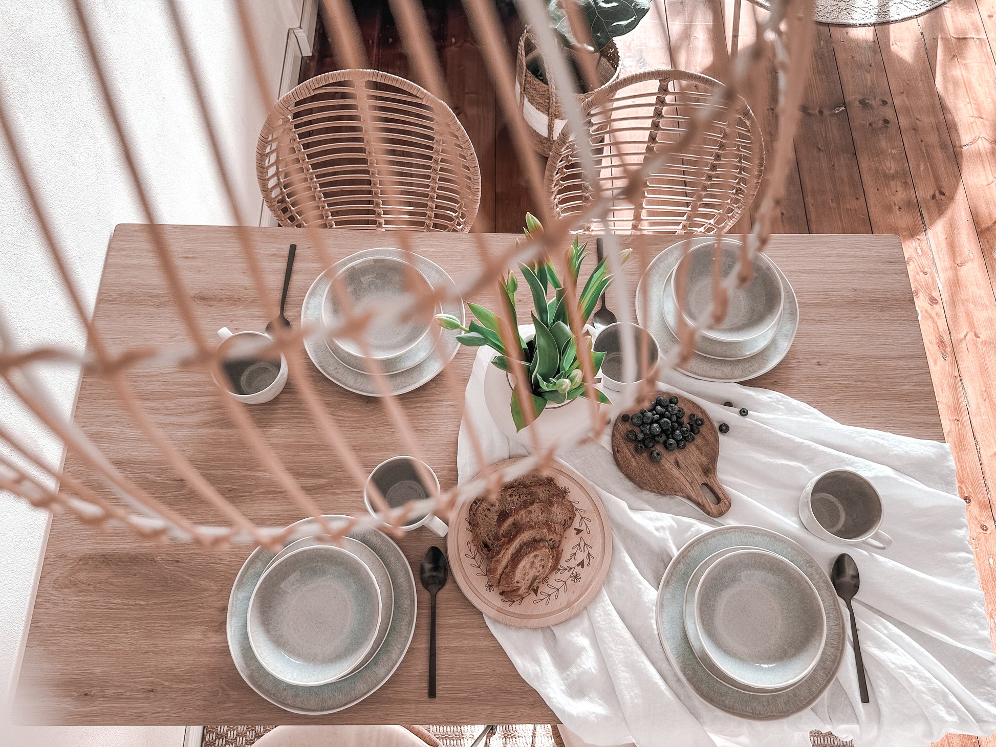 Dining Table KENTON Light Brown 140 cm 80 cm