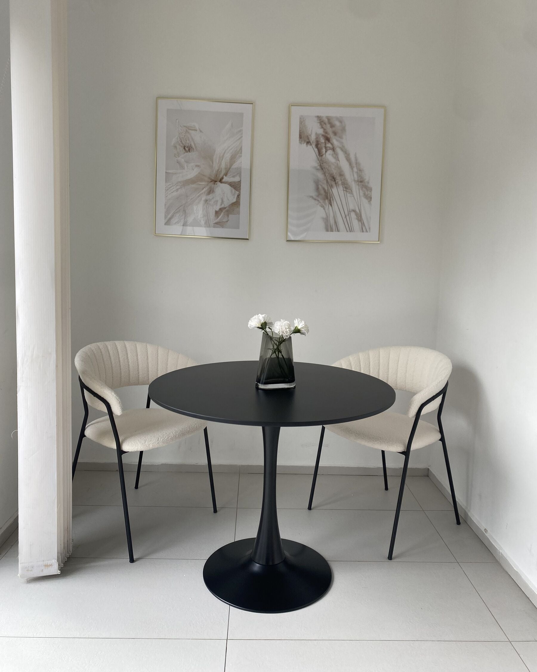 Dining Table BOCA Black 90 cm 90 cm