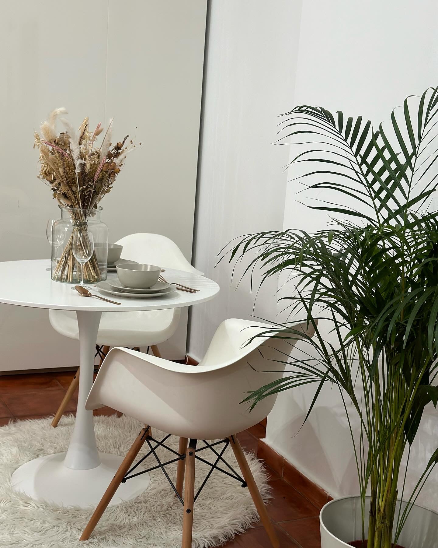 Dining Table BOCA White 90 cm 90 cm