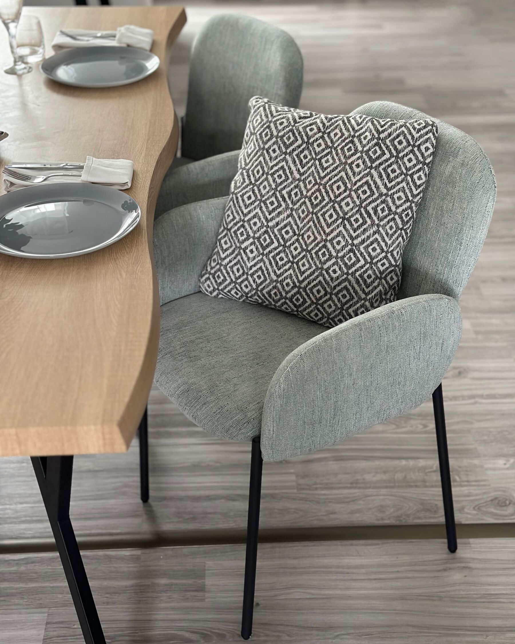 Dining Table ALTON Light Brown 180 cm 90 cm