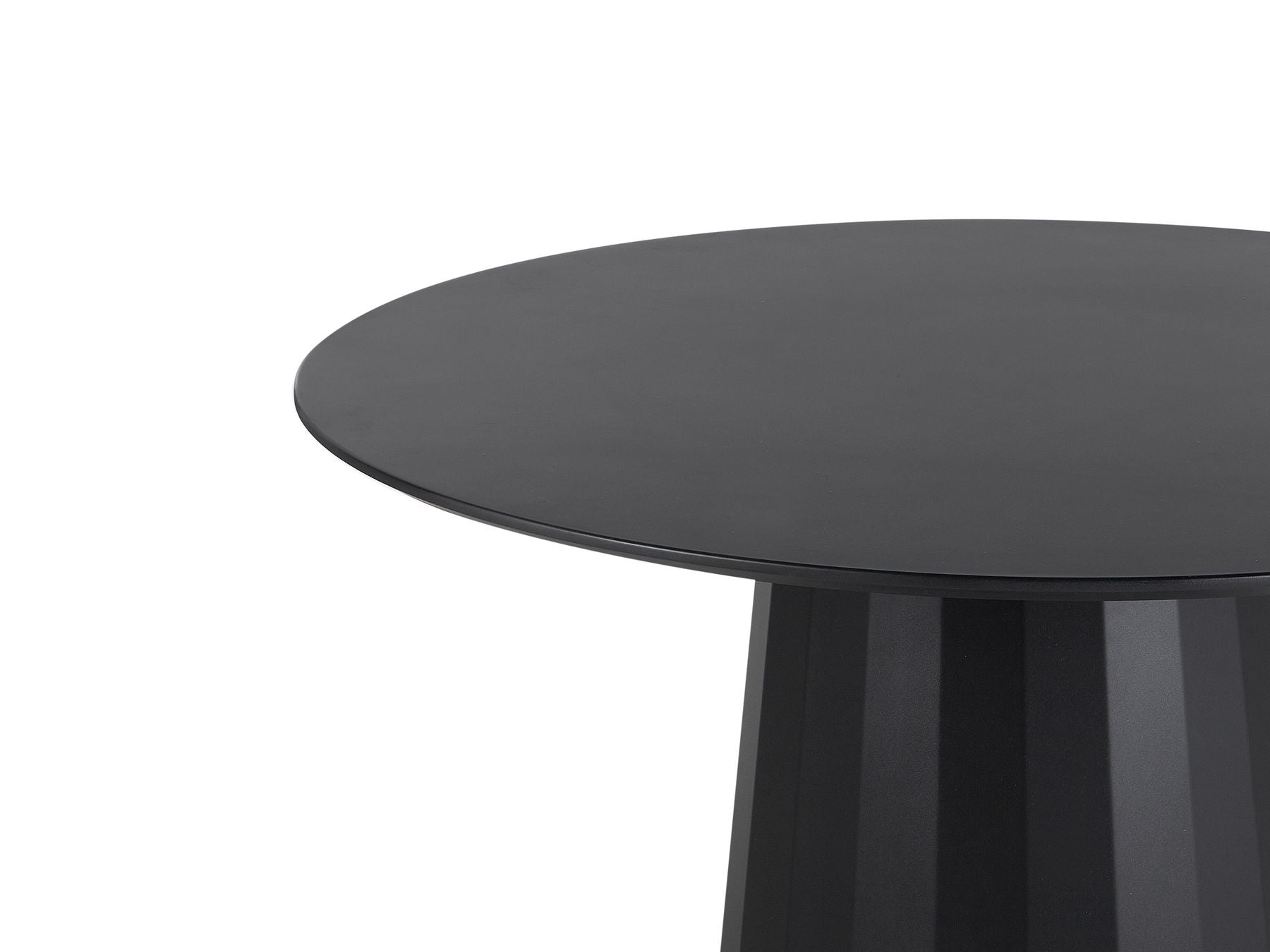 Dining Table PLATO Black 100 cm 100 cm Metal
