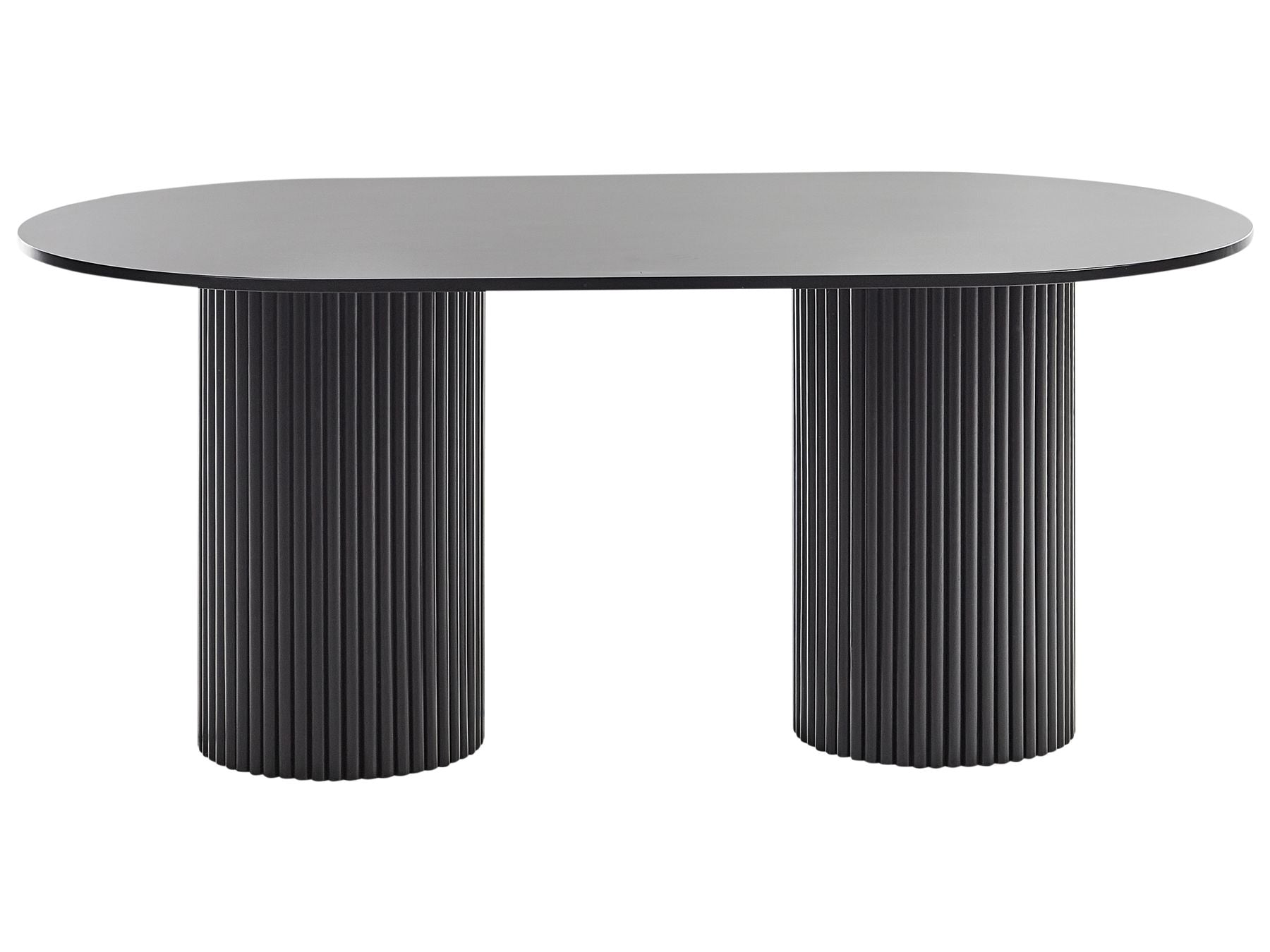 Dining Table SHERIDAN Black 180 cm 100 cm