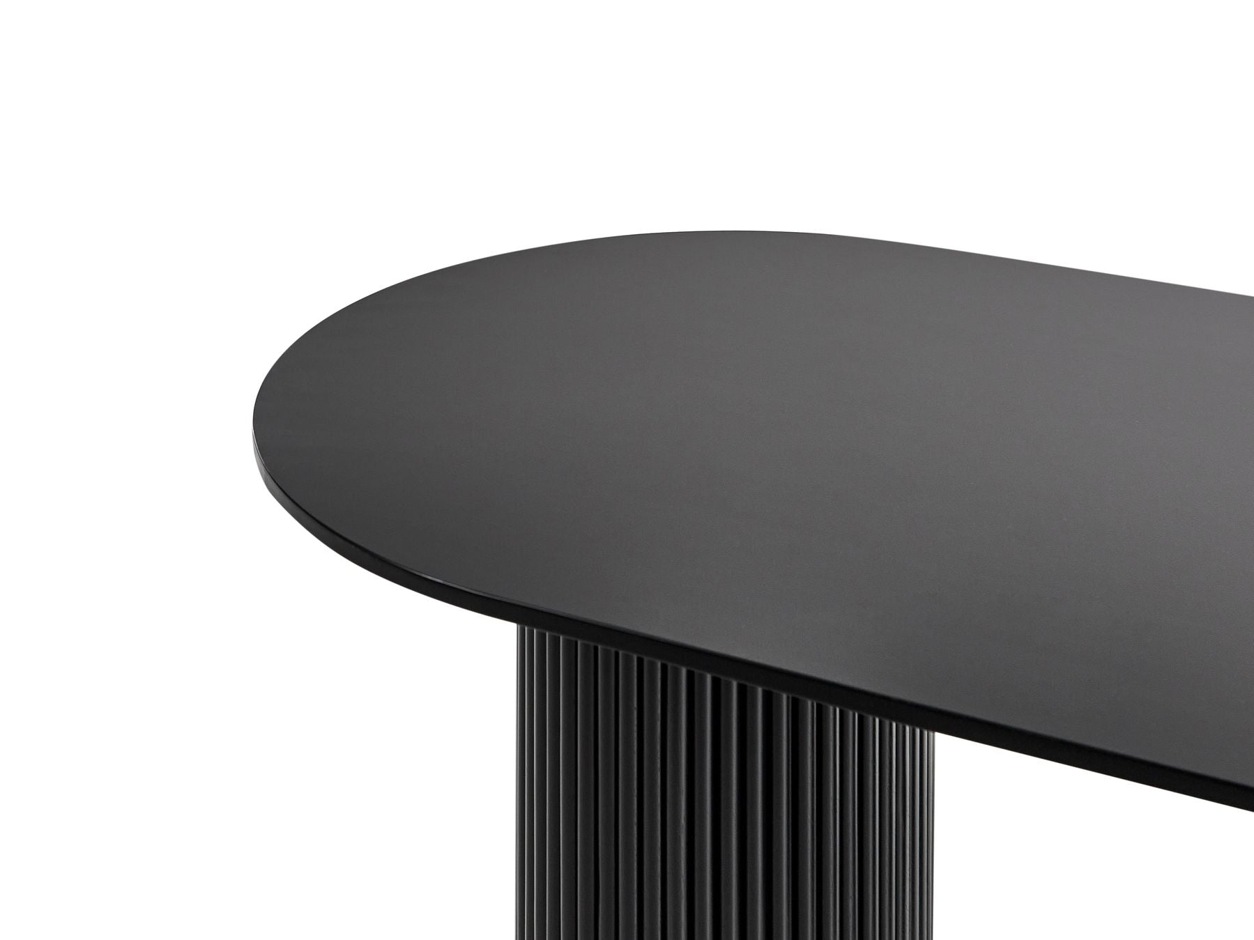 Dining Table SHERIDAN Black 180 cm 100 cm