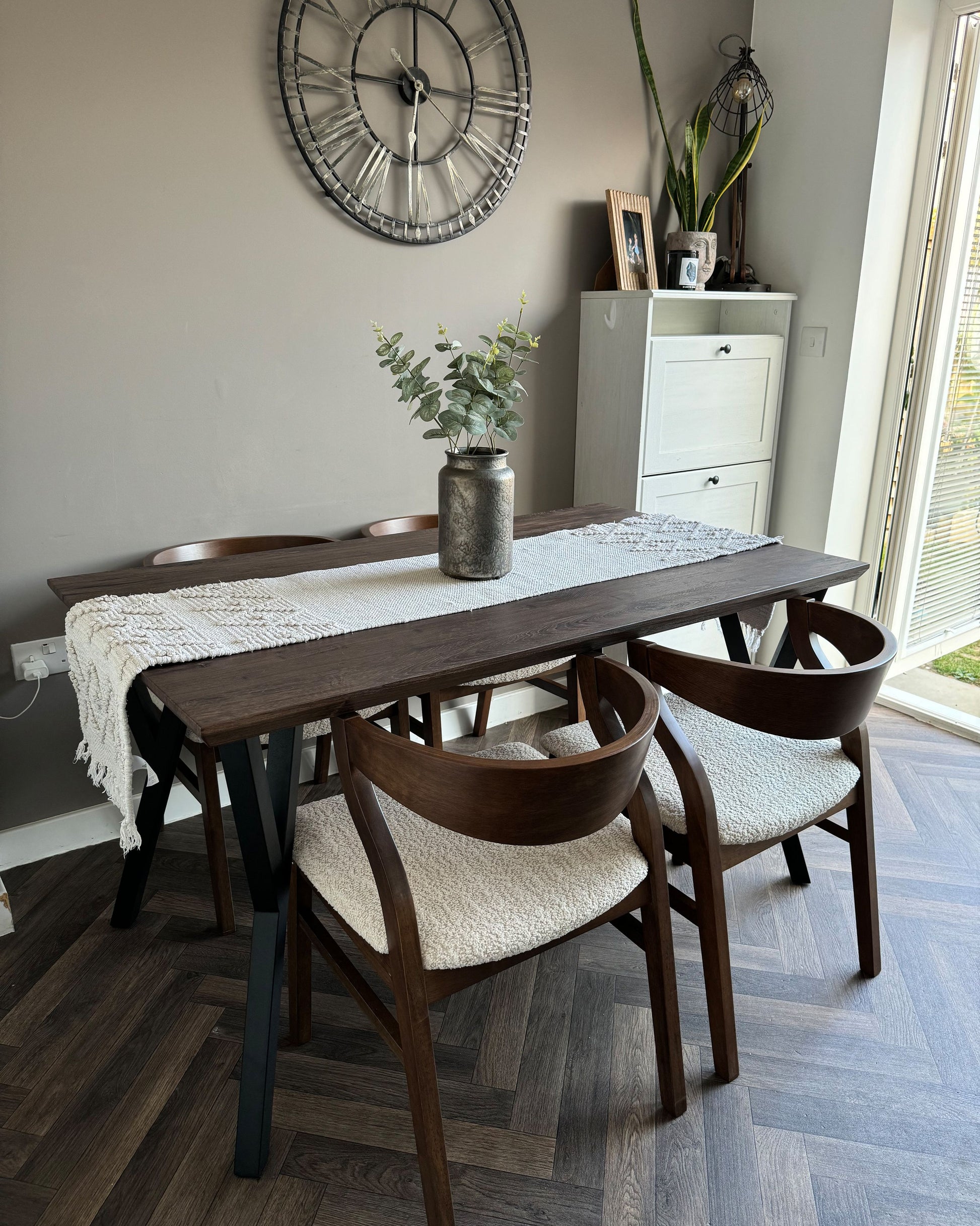 Dining Table BRAVO Dark Brown 140 cm 80 cm