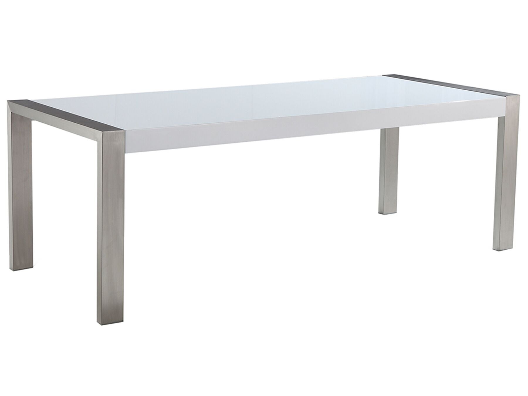 Dining Table ARCTIC Silver 220 cm 90 cm