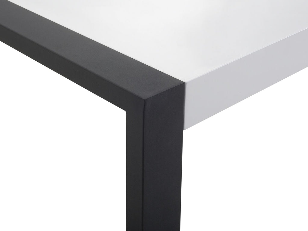 Dining Table ARCTIC Black/ White 220 cm 90 cm