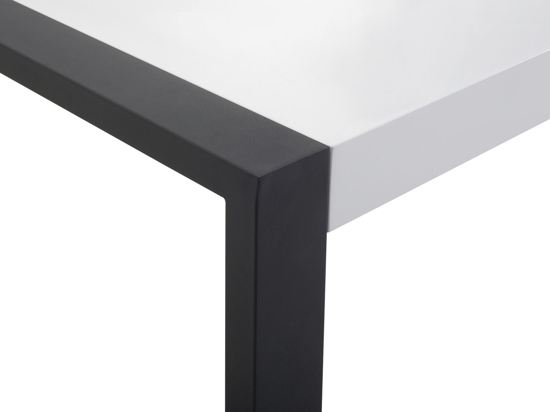 Dining Table ARCTIC Black/ White 220 cm 90 cm