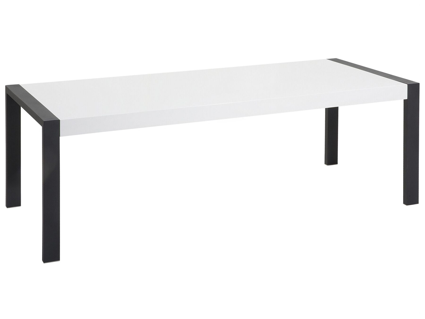 Dining Table ARCTIC Black/ White 220 cm 90 cm