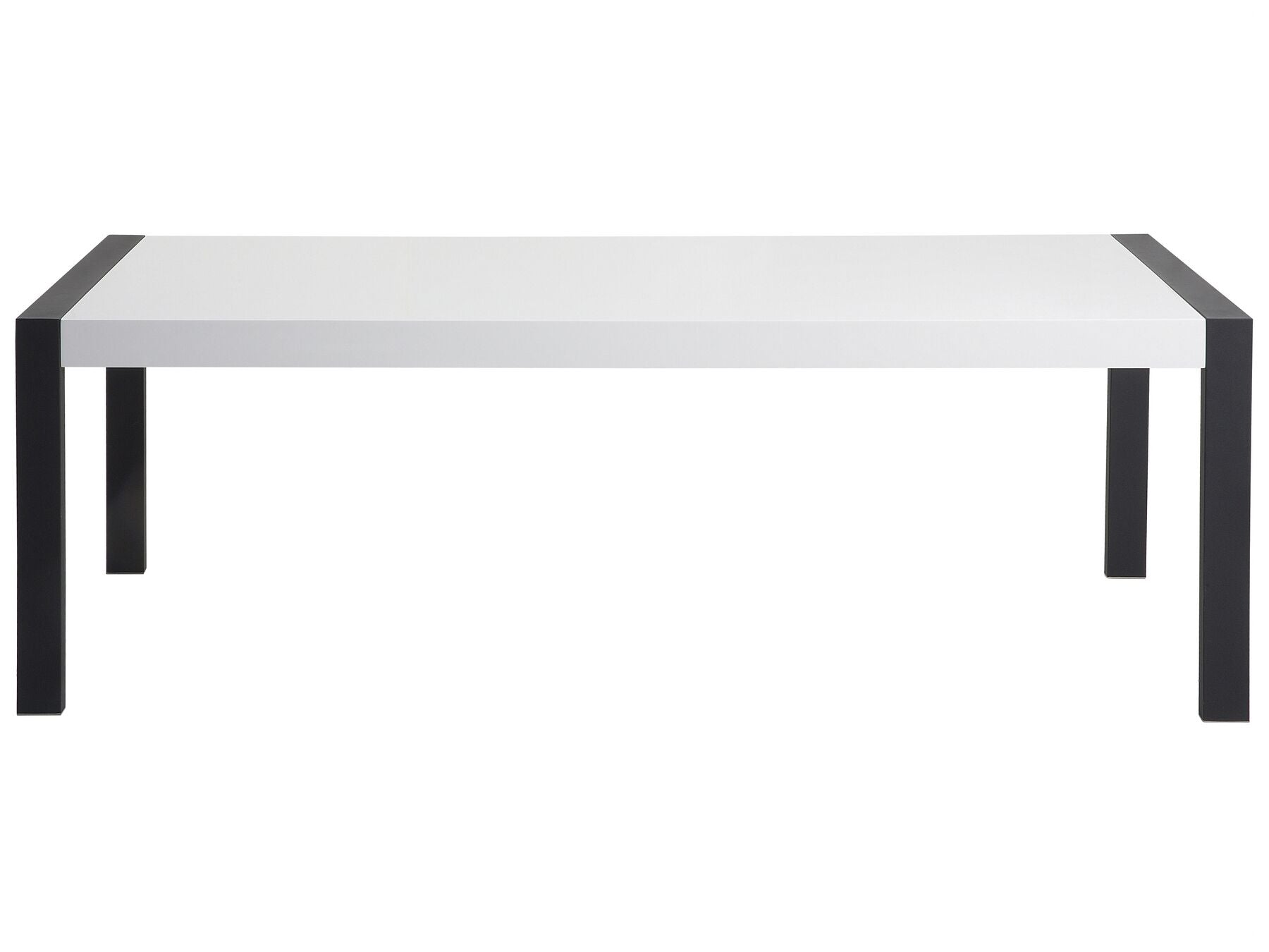 Dining Table ARCTIC Black/ White 220 cm 90 cm