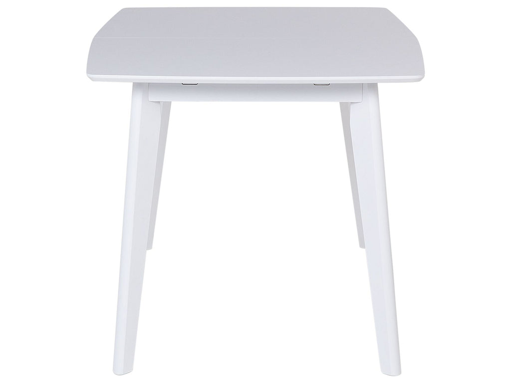 Extending Dining Table SANFORD White 150/195 cm 90 cm