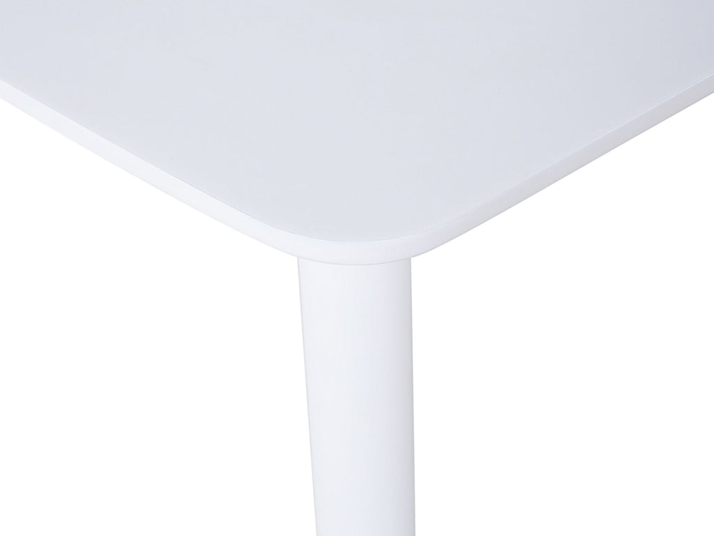 Extending Dining Table SANFORD White 120/160 cm 80 cm