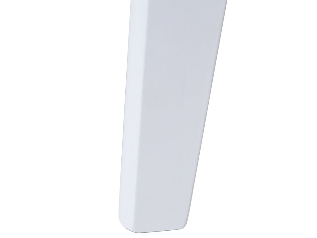 Extending Dining Table SANFORD White 120/160 cm 80 cm